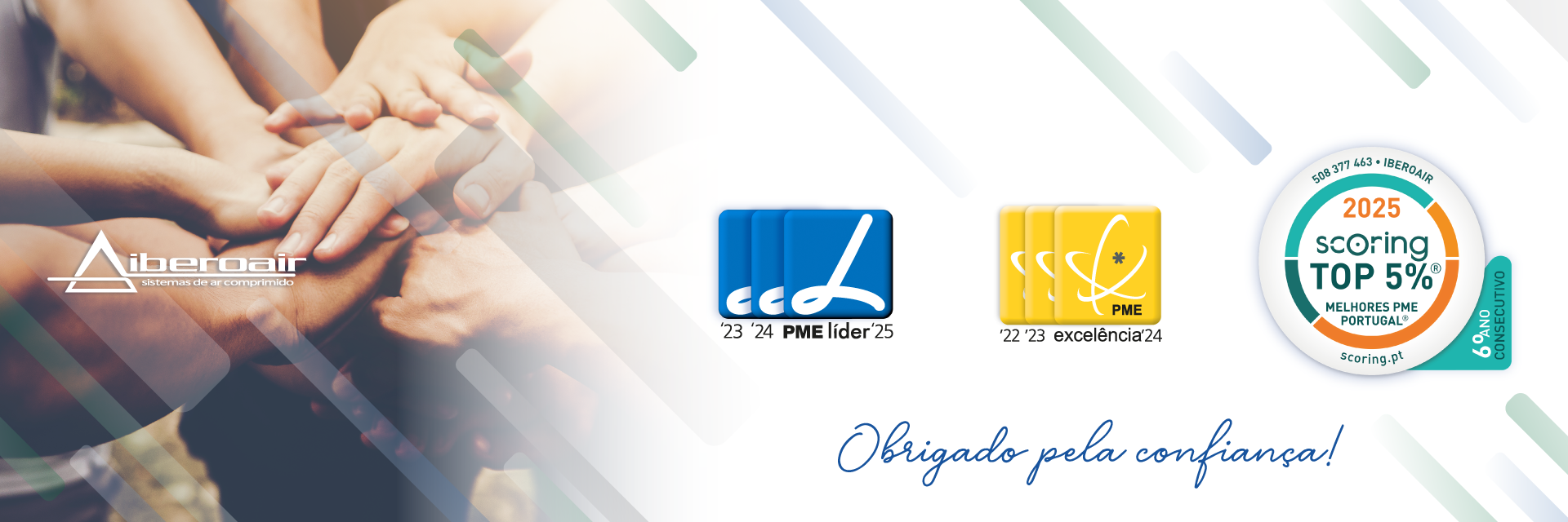 Obrigado pela confiança